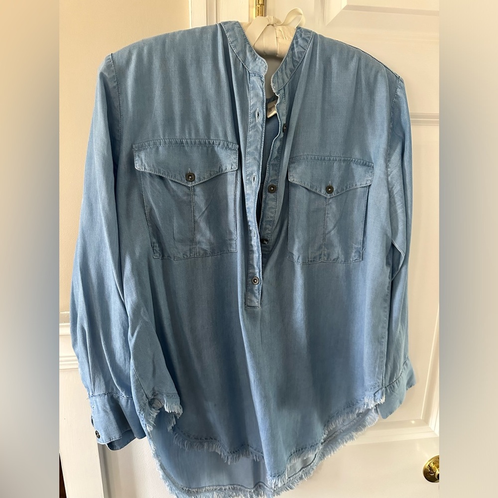 ELAN lyocell blouse EUC